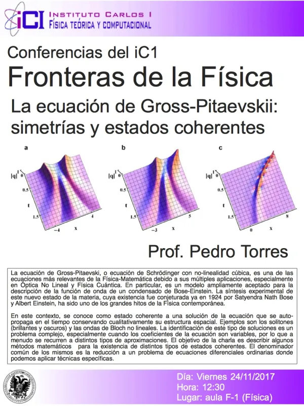 La ecuación de Gross-Pitaevskii: simetrías y estados coherentes 