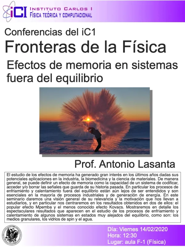 Efectos de memoria en sistemas fuera del equilibrio