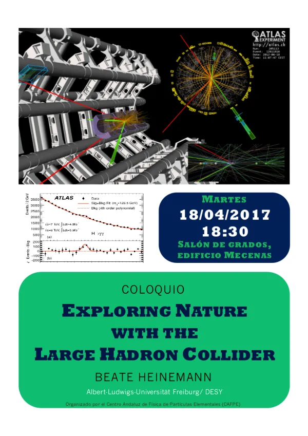 Coloquio Exploring Nature with the Large Hadron Collider