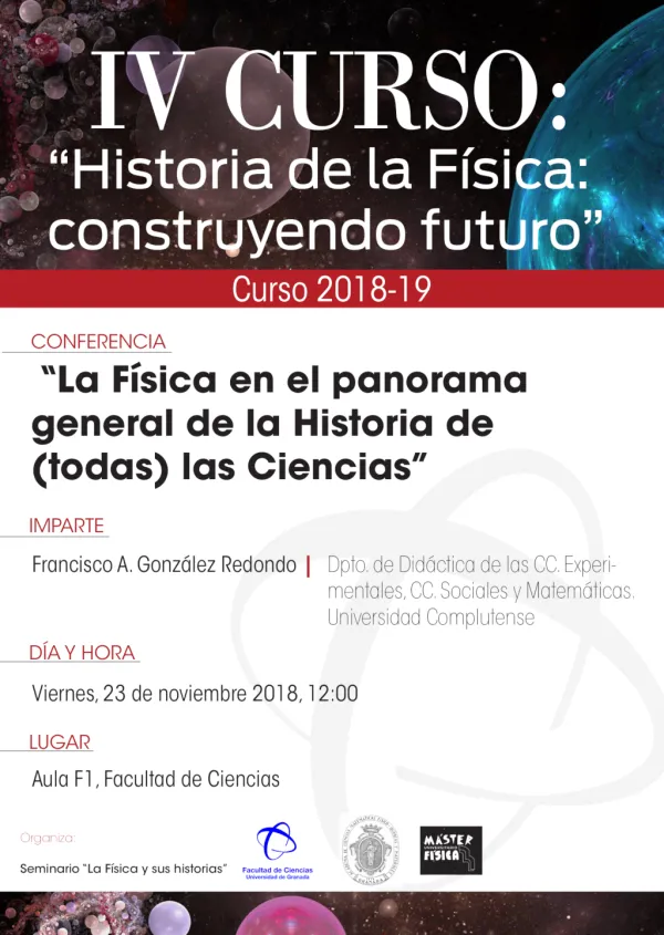 La Física en el panorama general de la Historia de (todas) las Ciencias