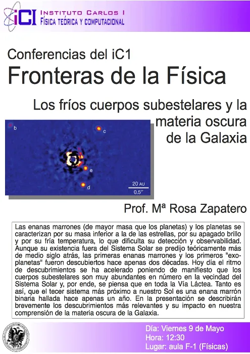 Los fríos cuerpos subestelares y la materia oscura de la Galaxia