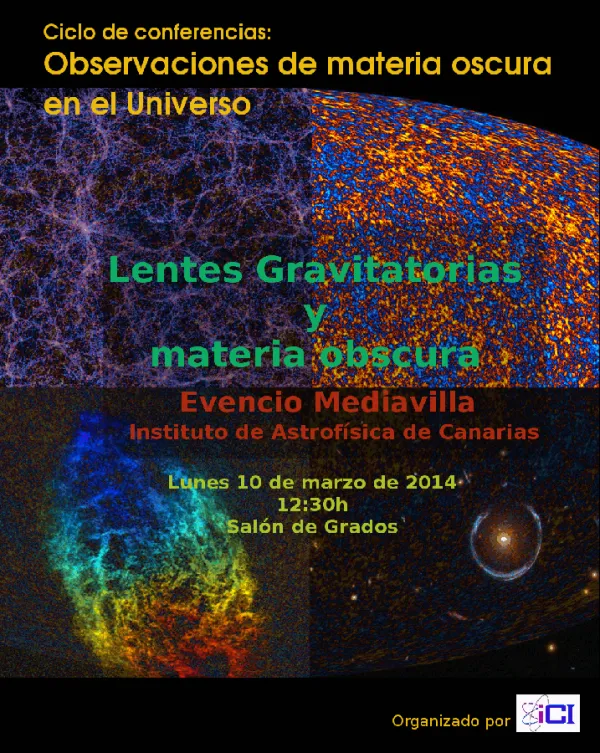 Lentes gravitatorias y materia obscura.