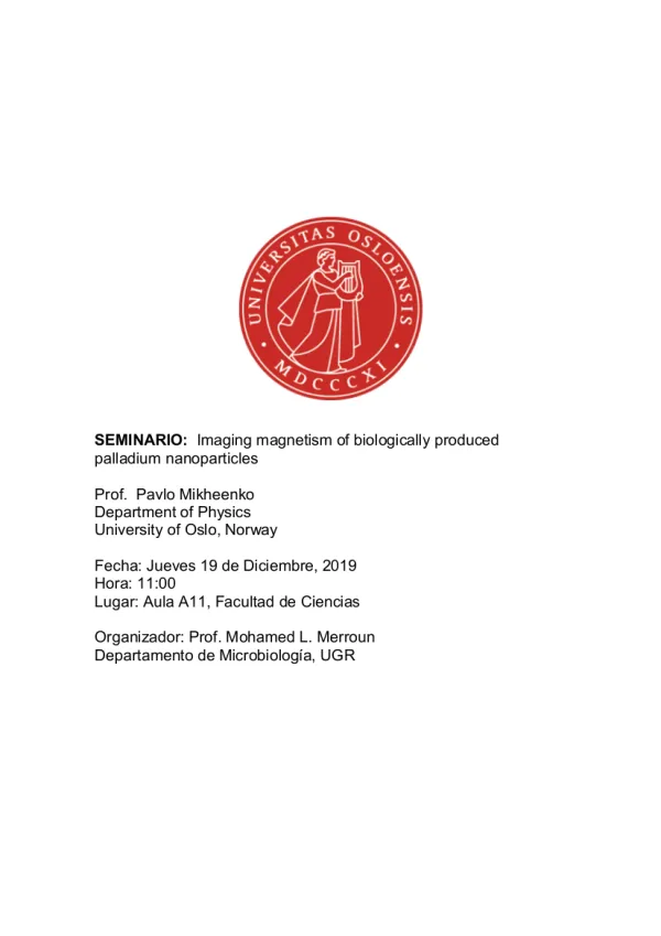 Imaging magnetism of biologically produced palladium nanoparticles