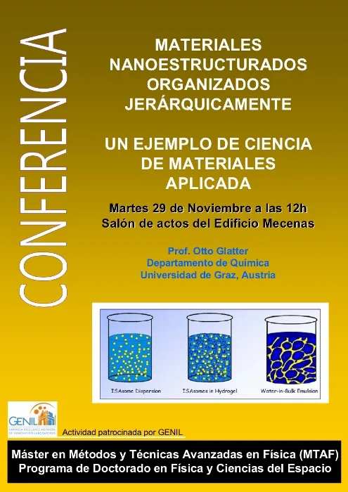 Conferencia "Materiales Nanoestructurados Organizados Jerárquicamente"