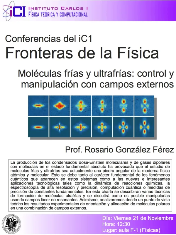 Moléculas frías y ultrafrías: control y manipulación con campos externos