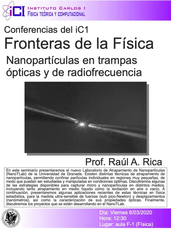 Nanopartículas en trampas ópticas y de radiofrecuencia