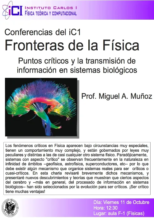 Puntos críticos y la transmisión de información en sistemas biológicos
