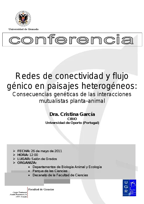 Redes de conectividad y flujo génico en paisajes heterogéneos