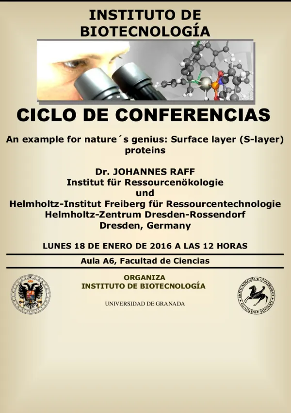 An example for nature´s genius: Surface layer (S-layer) proteins 