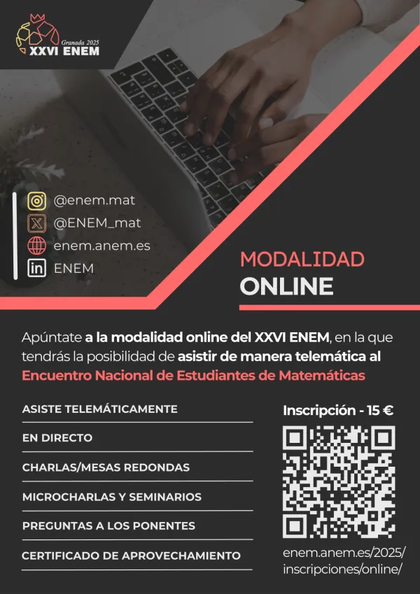 Inscripciones Online al XXVI Encuentro de Estudiantes de Matemáticas