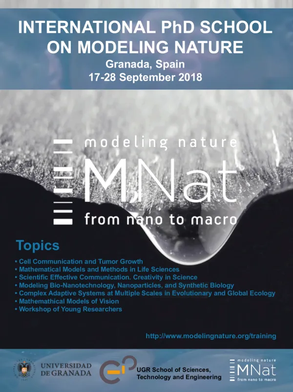 International Phd School on Modeling Nature