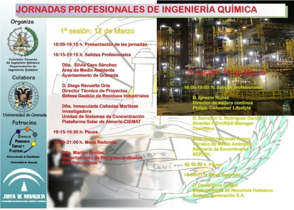 Jornadas Profesionales de Ingeniería Química