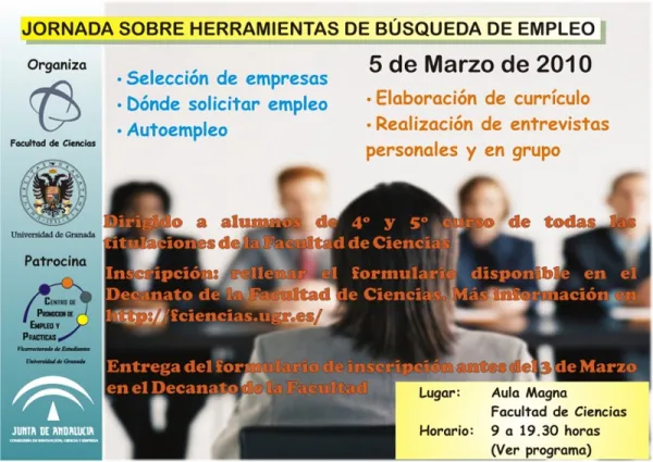 Jornada sobre Herramientas de Búsqueda de Empleo