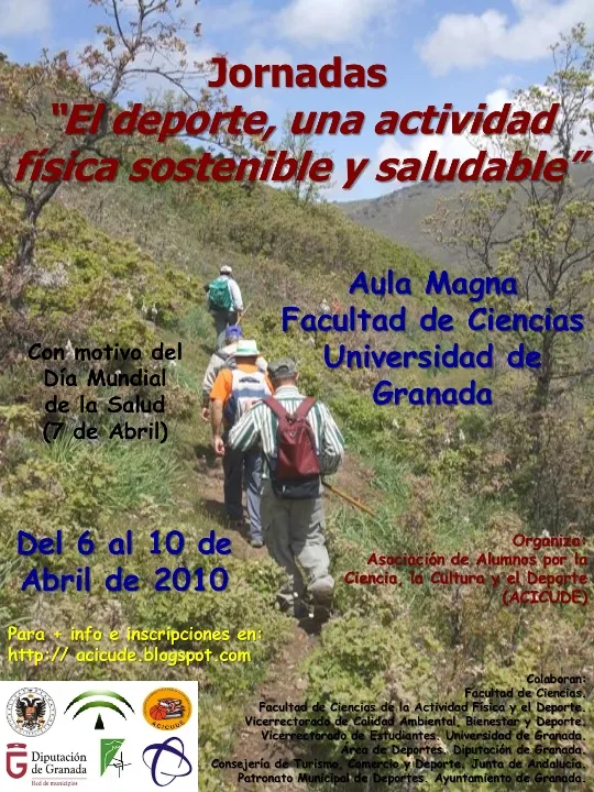 Jornadas "El deporte, una actividad física sostenible y saludable"