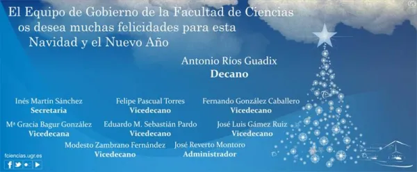 Felicitación del Decano - Facultad de Ciencias