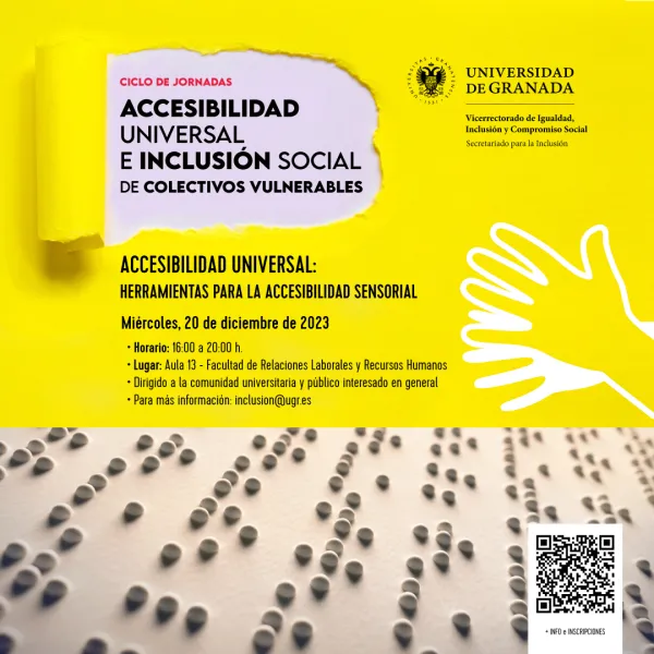 Accesibilidad Universal: herramientas para la accesibilidad sensorial