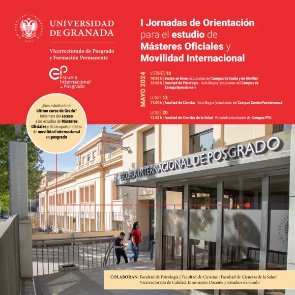I Jornadas de Orientación para el estudio de Másteres Oficiales y Movilidad Internacional