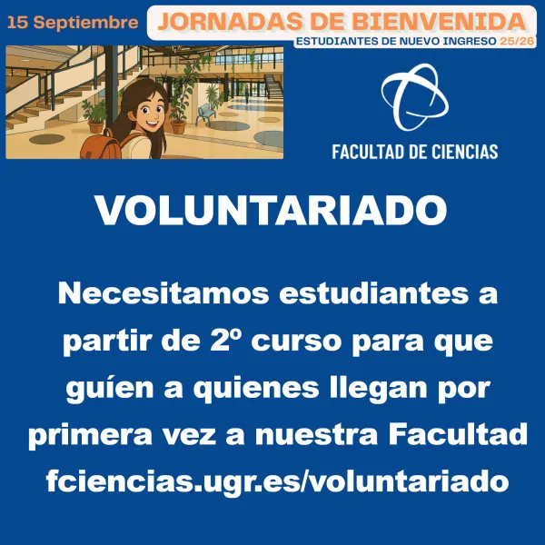 Jornadas de Bienvenida 25/26 – Voluntariado
