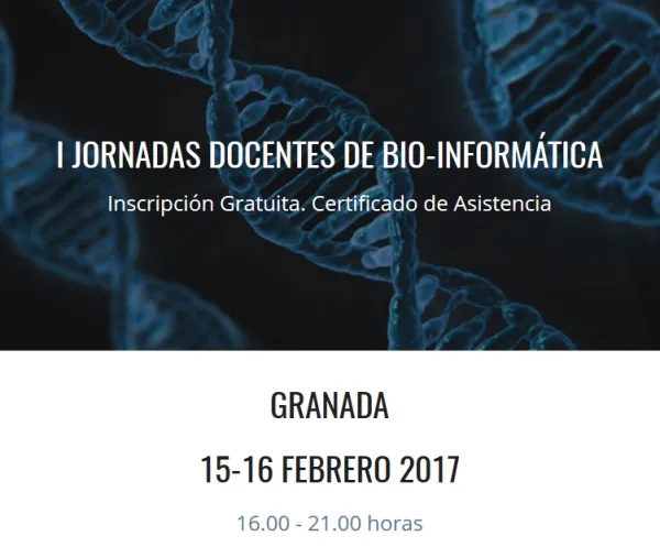 I Jornadas Docentes de Bio-informática