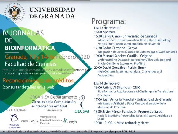 IV Jornadas de Bio-Informática