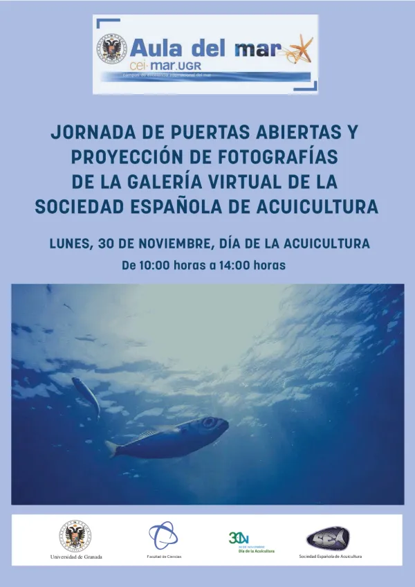Jornada de Puertas Abiertas y Proyección de Fotografías de la Galería Virtual de la Sociedad Española de Acuicultura