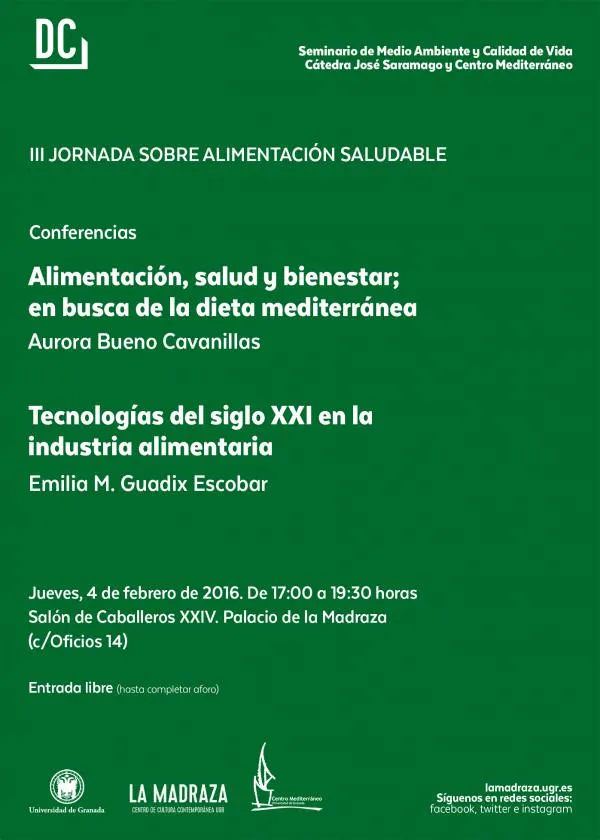 III Jornada Sobre Alimentación Saludable