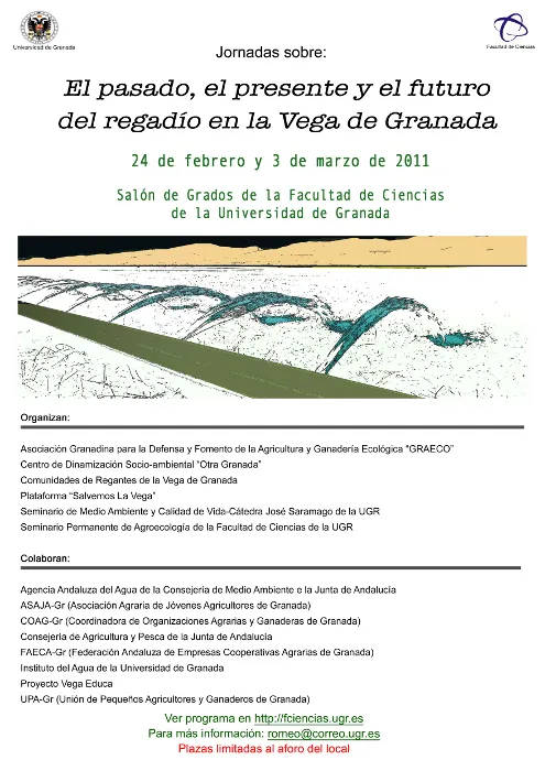 Jornadas sobre el Regadío en la Vega de Granada