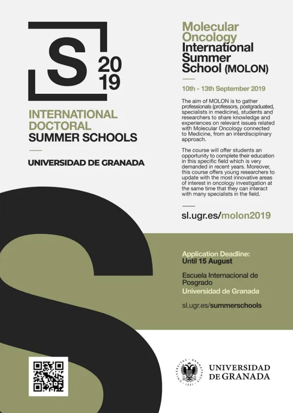 International Doctoral Summer School of Molecular Oncology Molon2019