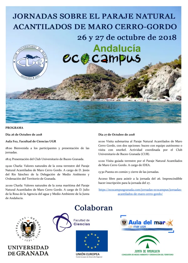 Jornadas sobre el "Paraje Natural Acantilados Maro Cerro-Gordo"