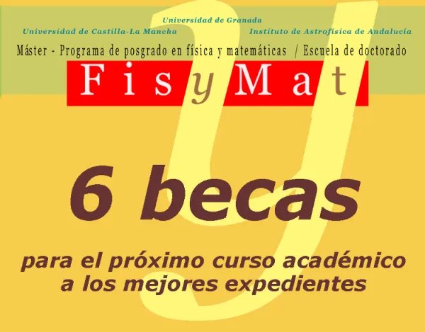Becas para el Máster Fisymat
