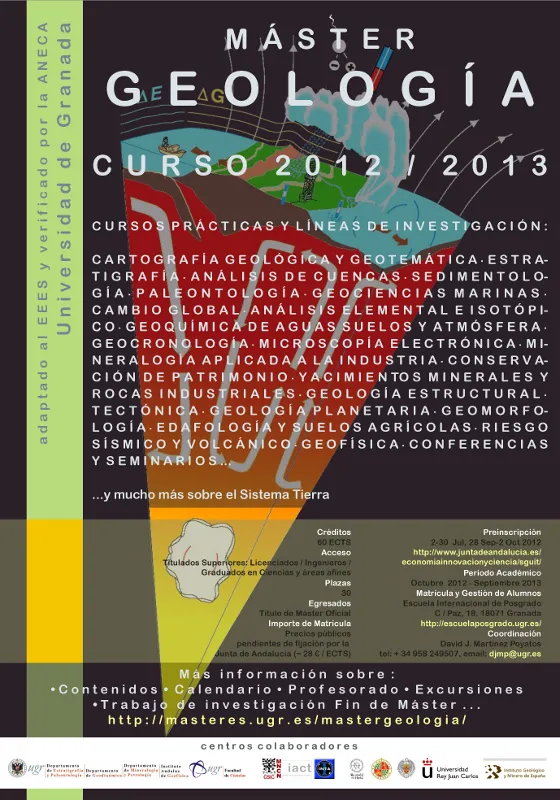 Máster en Geología curso 2012-2013