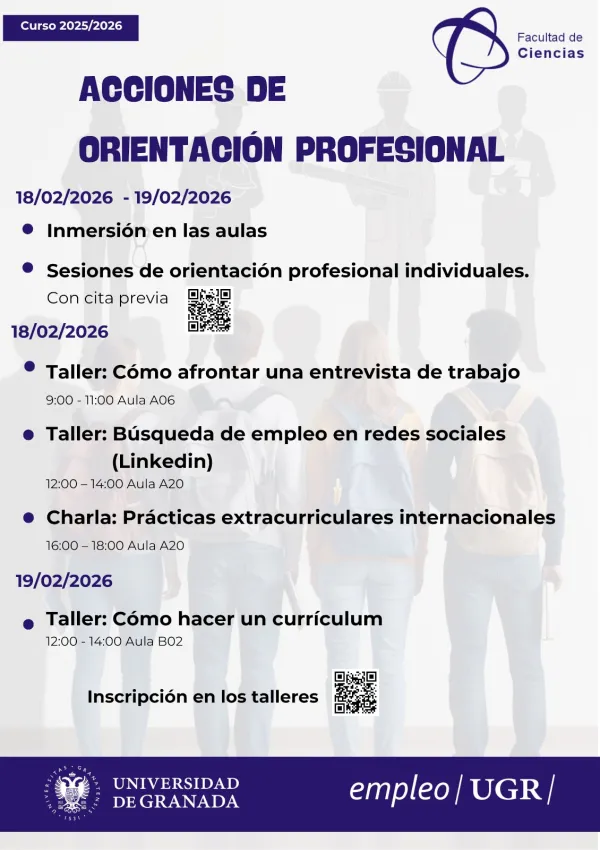 Acciones de Orientación Profesional 2026