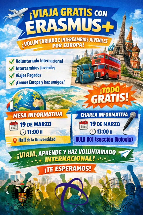 Actividad sobre voluntariado internacional y proyectos juveniles Erasmus+