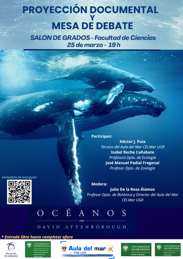 Proyección Documental y Mesa de Debate: "Océanos de David Attenborough"
