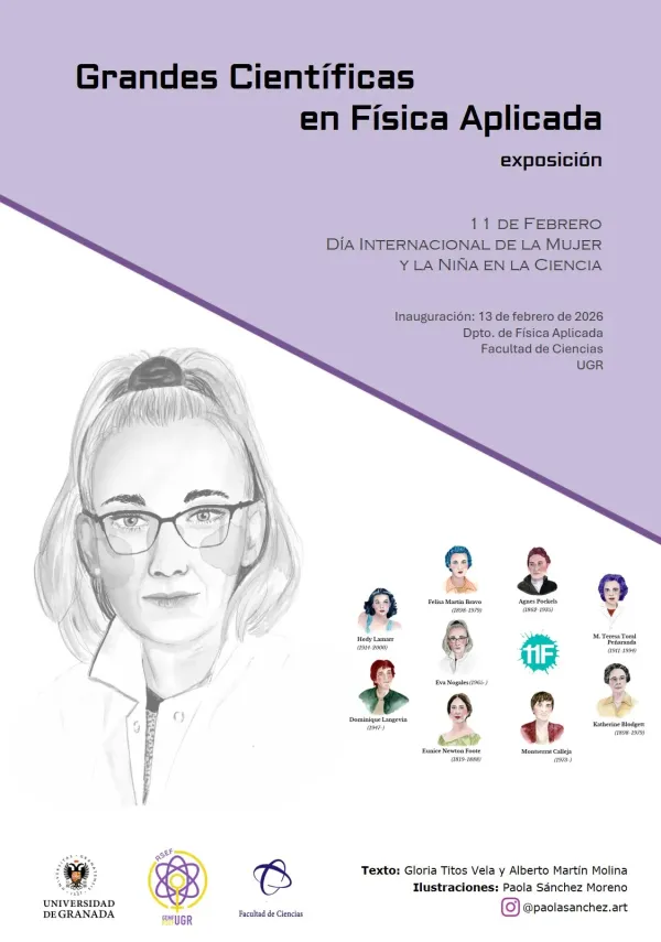 Exposición “Grandes científicas en Física Aplicada”, en la Facultad de Ciencias