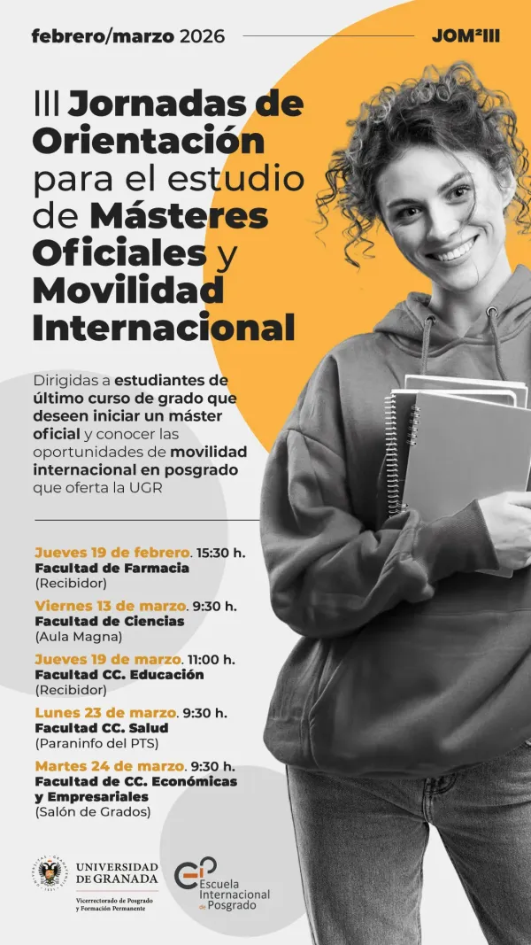 III Jornadas de Orientación para el estudio de Másteres Oficiales y Movilidad Internacional (JOM²III)