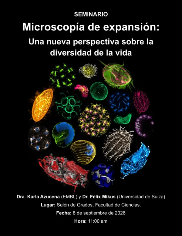 Seminario Microscopía de expansión: una nueva perspectiva sobre la diversidad de la vida 