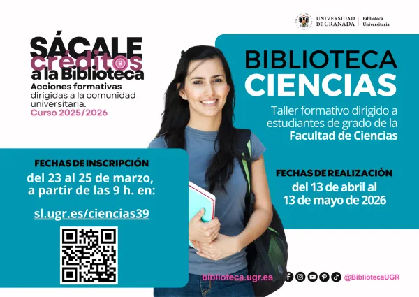 Sácale créditos a la Biblioteca. Curso 2025/2026