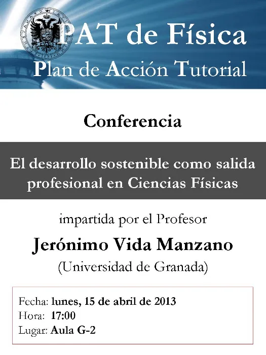 El desarrollo sostenible como salida profesional en Ciencias Físicas
