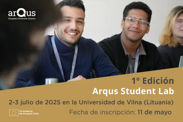 ¿Eres estudiante en la UGR? Participa en el Arqus Student Lab 2025