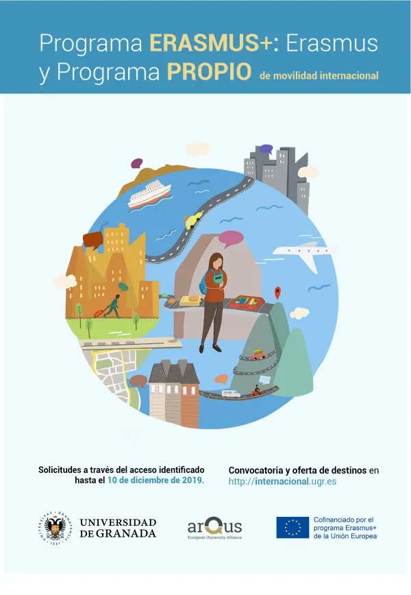 Convocatorias Erasmus+: Erasmus y Programa Propio de Movilidad Internacional para estudiantes de Grado (2020/21)
