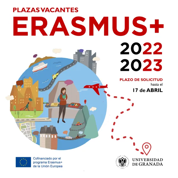 Convocatoria extraordinaria de movilidad internacional de Grado, programa Erasmus+, curso 2022/2023