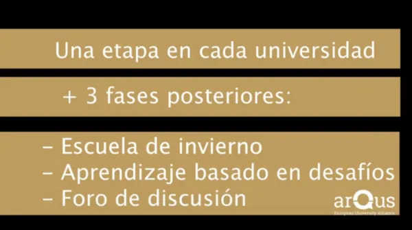Acción formativa: Rethinking the climate change, línea de acción 7 de la alianza europea Arqus