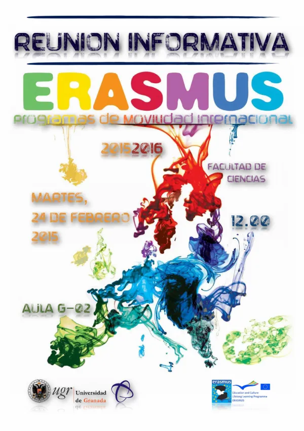 Reunion informativa de Programas de Movilidad Erasmus 2015/2016