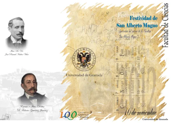 Programa de actividades para San Alberto Magno