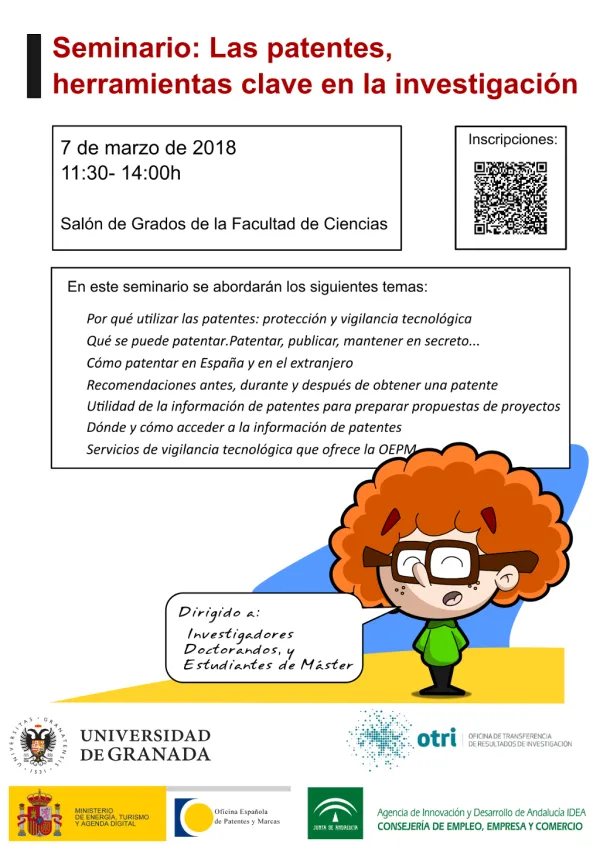 Seminario: Las patentes, herramientas clave en la investigación