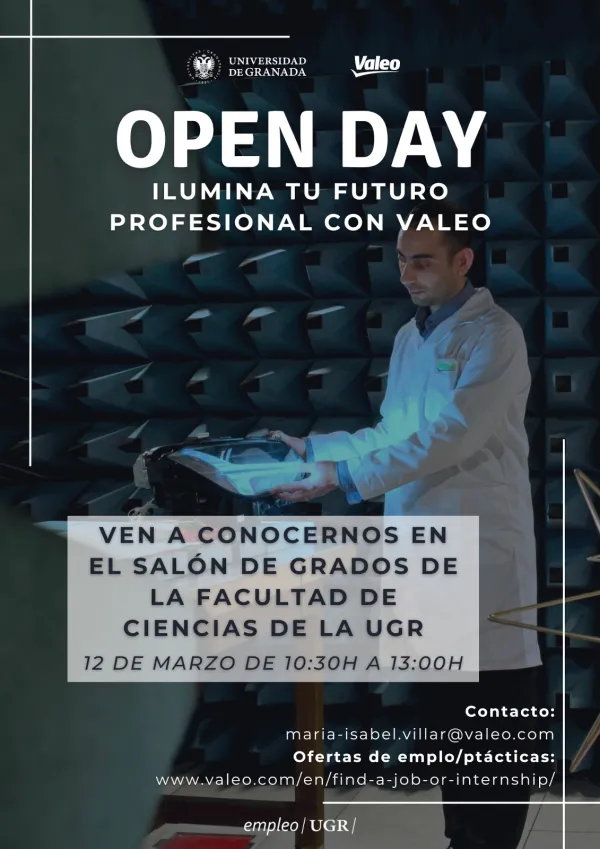 Sesión informativa de Valeo con la Agencia de Colocación de la UGR