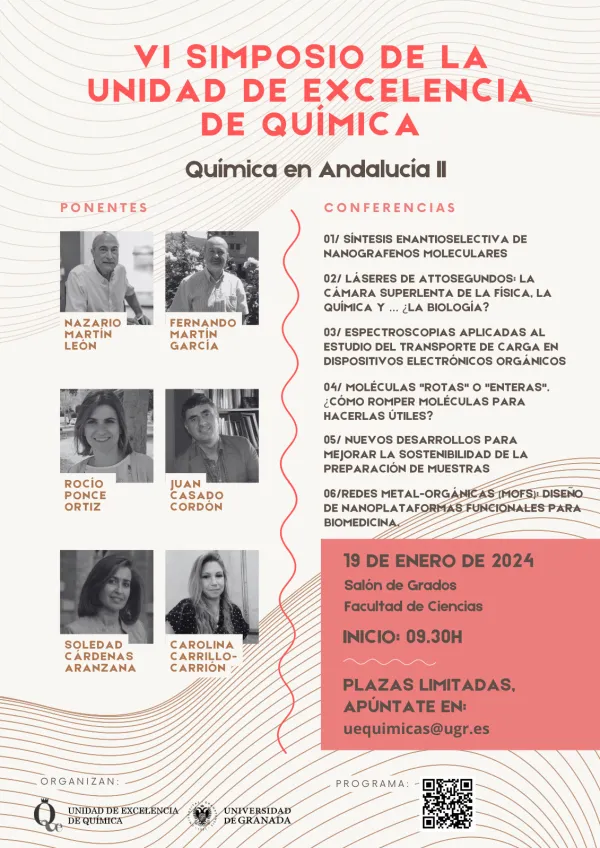 VI Simposio de la Unidad de Excelencia de Química. Química en Andalucía II