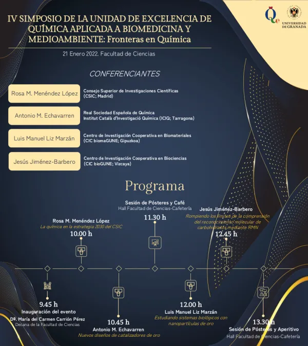 IV Simposio de la Unidad de Excelencia de Química aplicada a Biomedicina y Medioambiente: Fronteras en Química