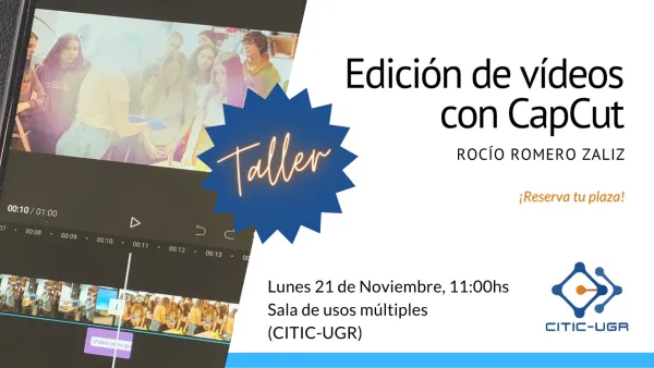 Taller de edición de vídeos con CapCut